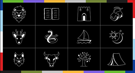 אהיה אשר אהיה, אבני החושן, שנים עשר השבטים, אמנות יהודית