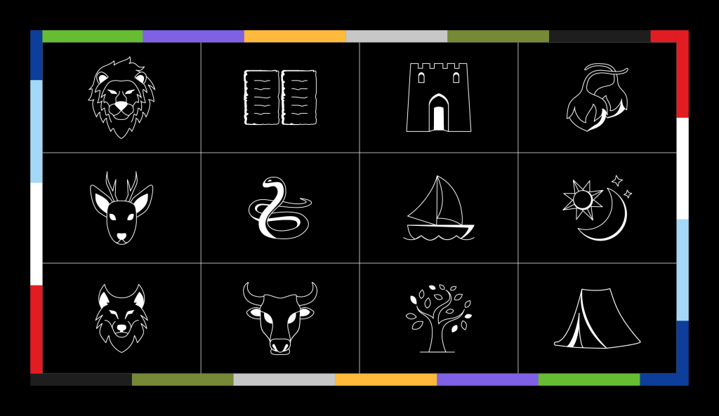 אהיה אשר אהיה, אבני החושן, שנים עשר השבטים, אמנות יהודית