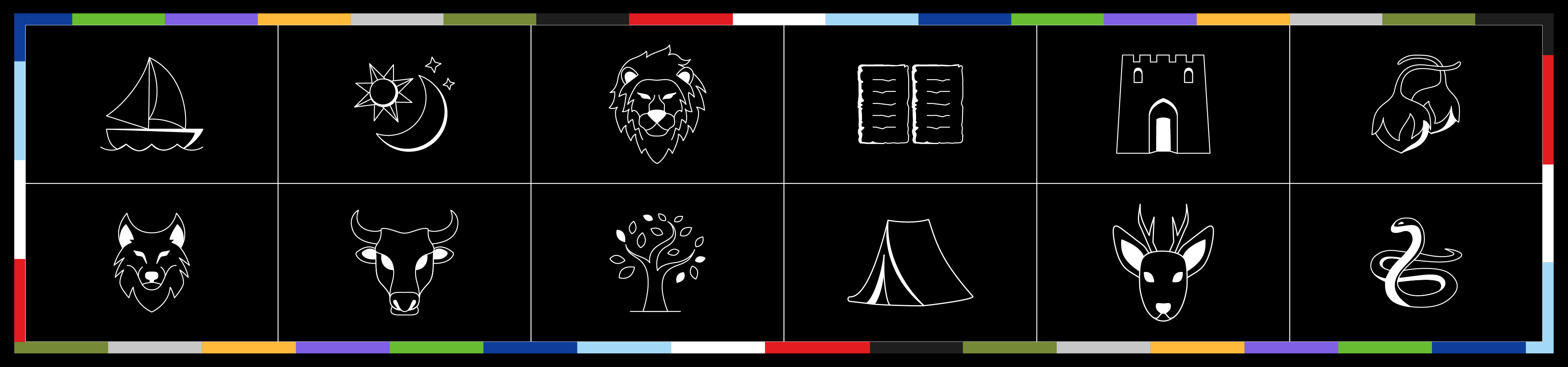 אהיה אשר אהיה, אבני החושן, שנים עשר השבטים, אמנות יהודית